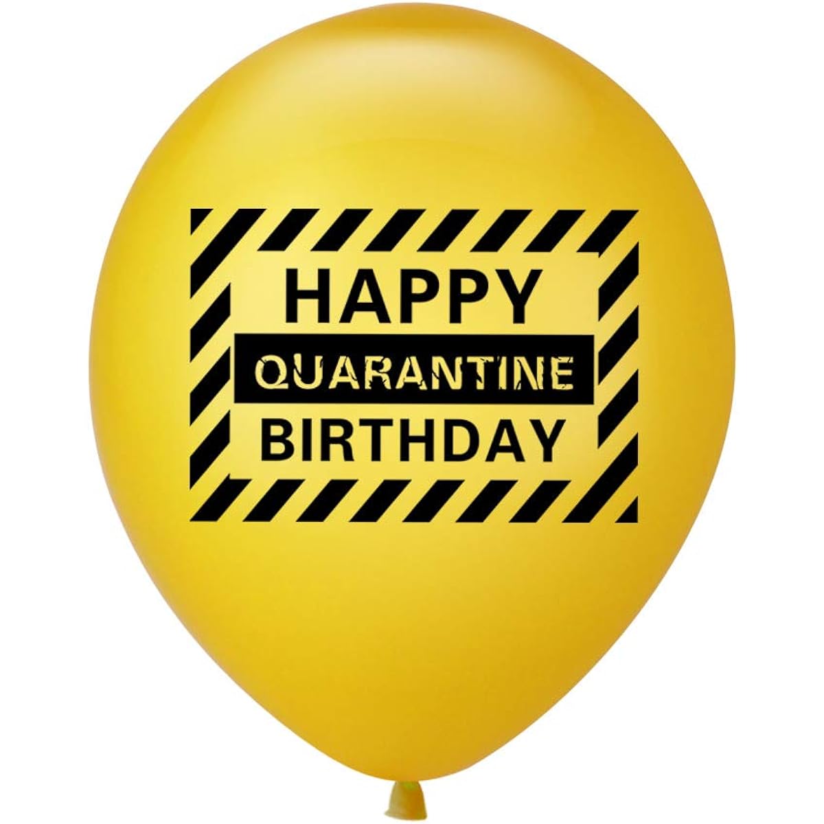 Rainlemon Happy Quarantine Birthday Latex Balloons Birthday Party Decorations Pack of 12