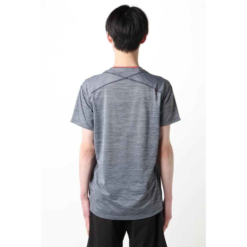 [DESCENTE] Short Sleeve Shirt T-Shirt Sweat Absorbent Quick Drying Stretch Highly Breathable Training MOVESPORT Men's DMMTJA54