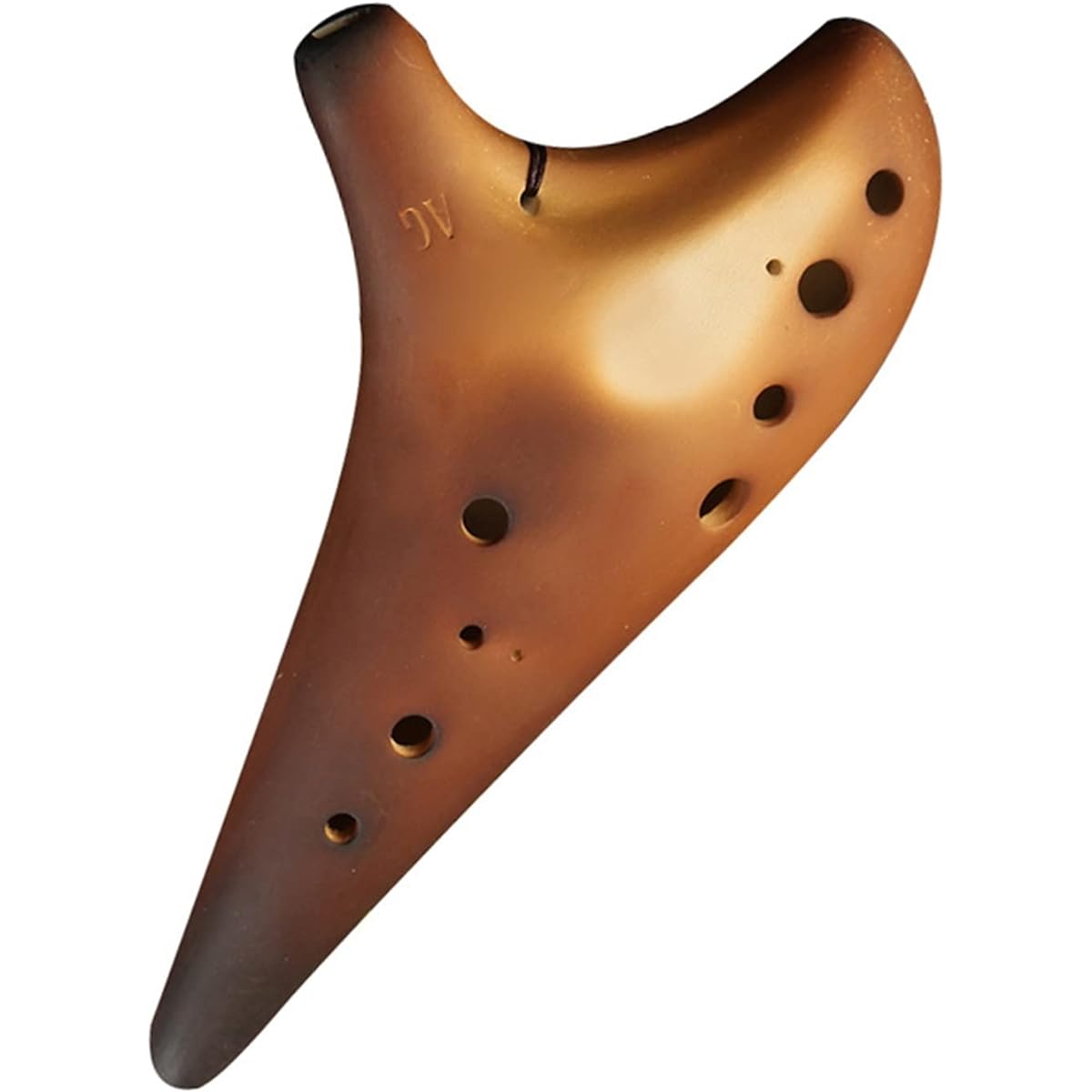Professional 12 Holes Alto G Tune Ocarina Musical Instrument for Beginners Students Plain Baked Clay Ocarina Ocarina Instrument