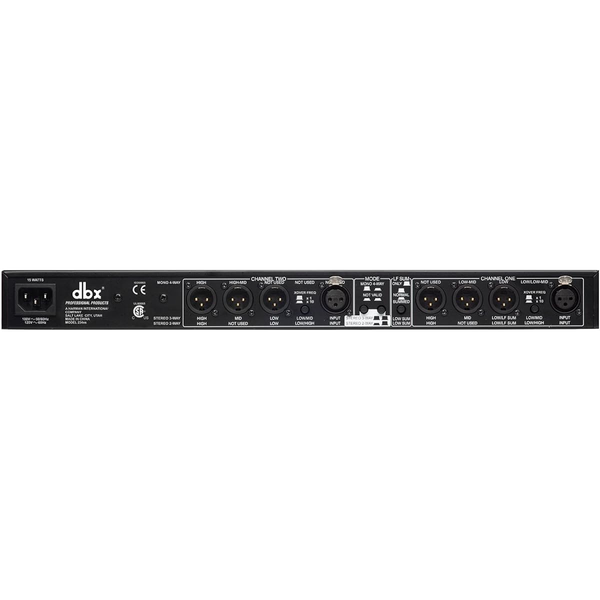 [Domestic regular product] dbx Stereo 3Way/Monaural 4Way Crossover 234XS