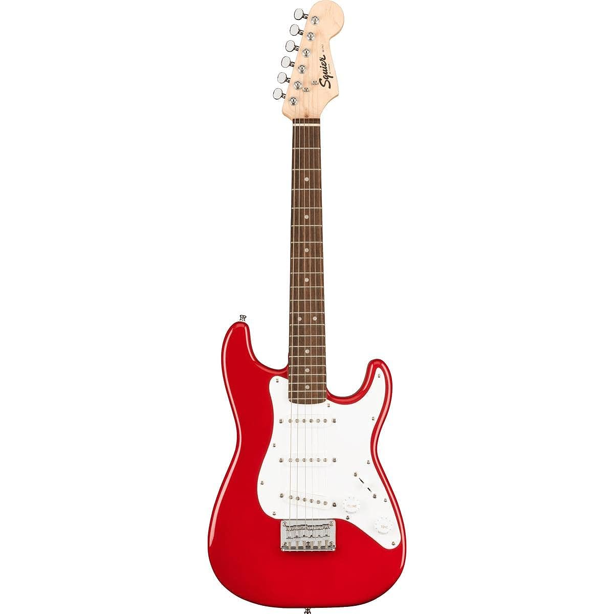 Squier Electric Guitar Mini Stratocaster®, Laurel Fingerboard, Dakota Red with Soft Case