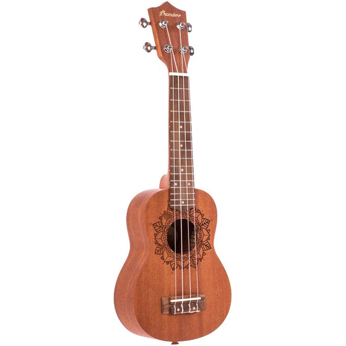 Bamboo Ukulele Soprano Size Gear Peg Specification Kailua BU-21KAI (Soft Case Included) [Domestic Genuine Product]