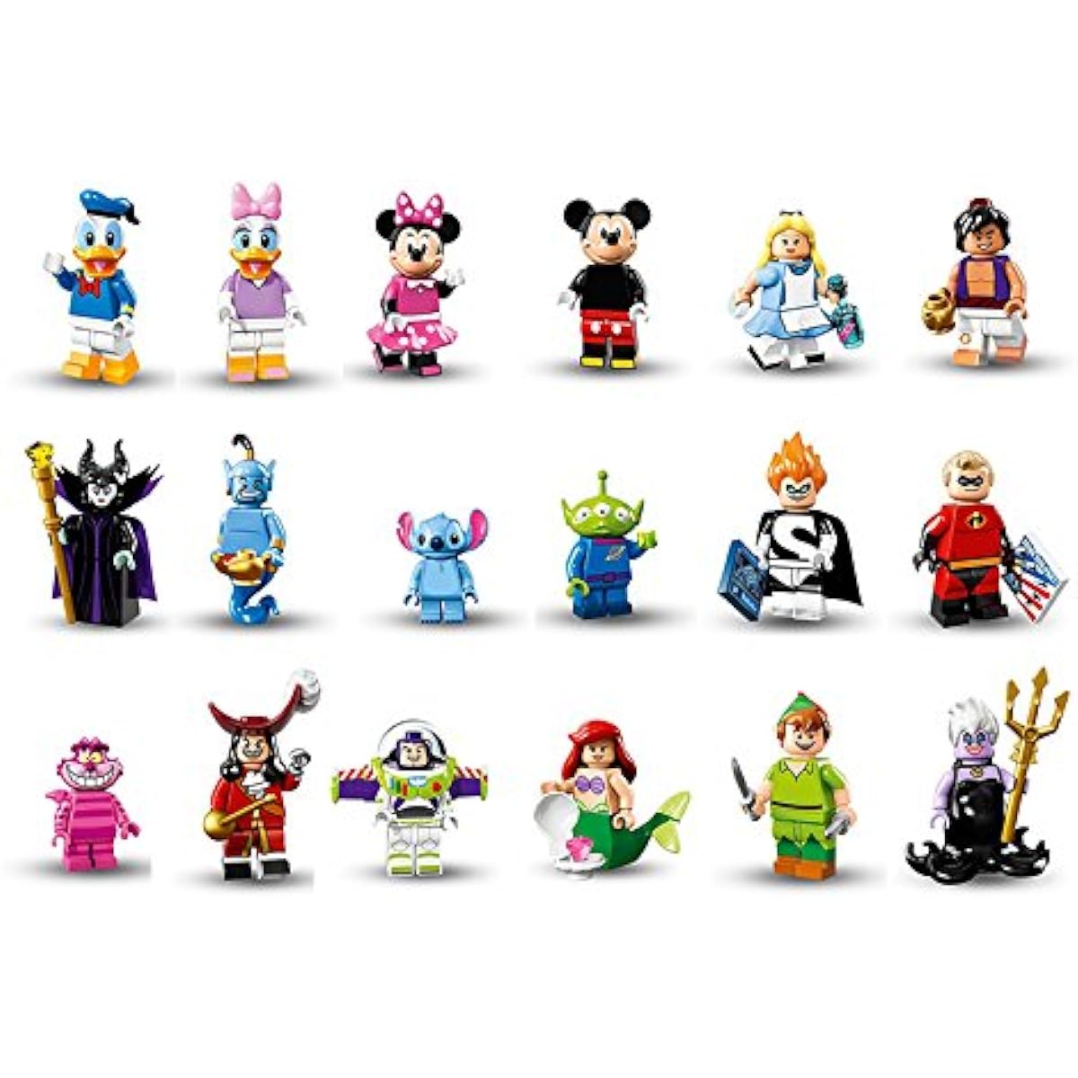 Lego the Disney Series Minifigures - Complete Unopened Set of 18 (71012)
