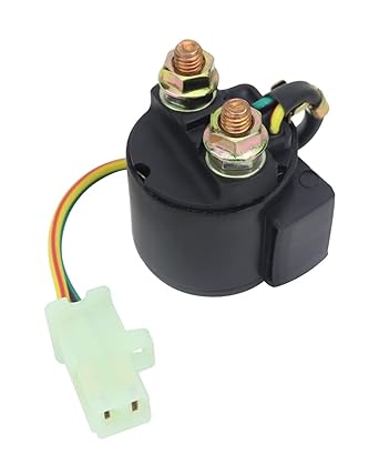 Soarider Starter & Solenoid Relay Yamaha Moto-4 200 85-90 Timberwolf 250 92-00| Tri-Moto 200 225 83-86 Replacement 4XE-81800-00-00 4XE-81890-00 4BD-8180 0 SMU0. 063 410-54016 18754 SM-7255