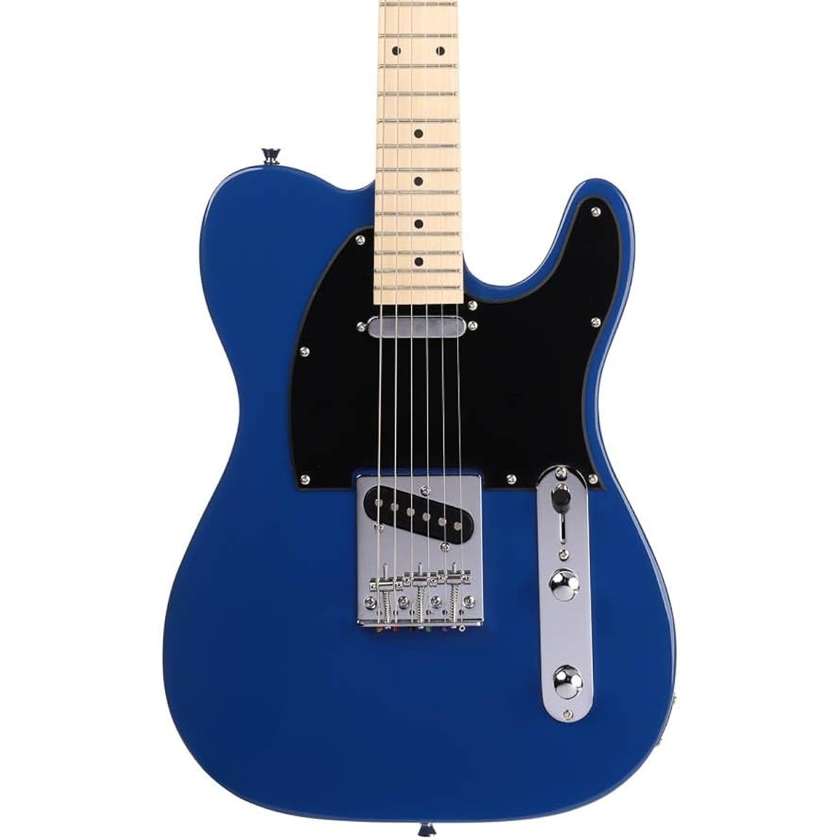 Monoprice Indio by Monoprice Retro Classic Electric Guitar with Gig Bag, Blue