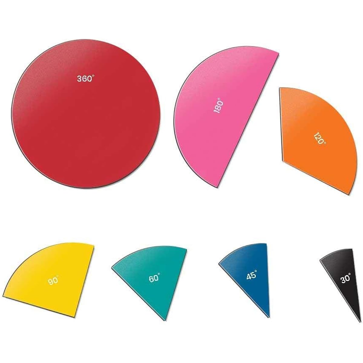 Learning Resources Mathematical Teaching Materials, Understanding Angles, Circle Tiles, 36 Pieces H2M91052 Genuine Product 91052