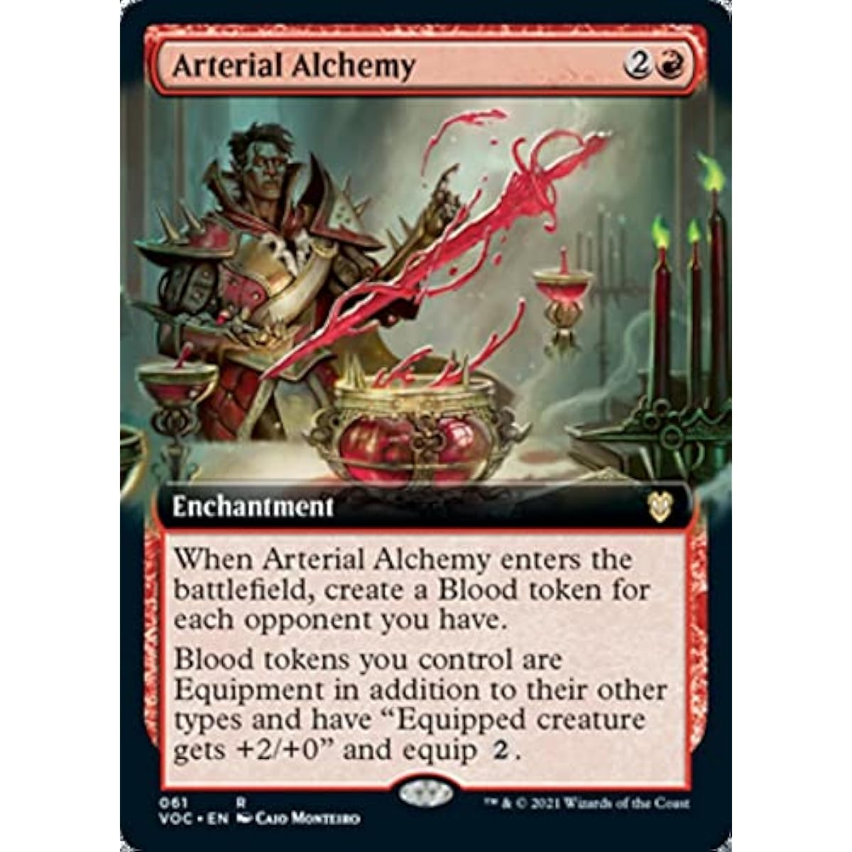 Magic: The Gathering - ArterialAlchemy (061) - Extended Art - Crimson Vow Commander