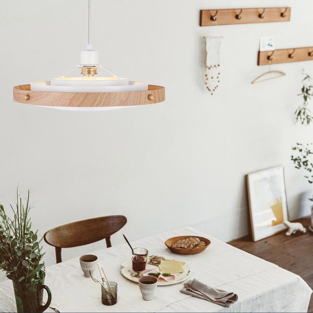 Pendant Light Scandinavian Dining Ceiling Light Stylish Direct Mount Antique Single Light Single Light Simple White Ceiling Light LED Bulb Compatible Designer Lighting Hotel Kitchen Living Room Dining Table Entrance Toilet Elegant Classic GL-27-JP