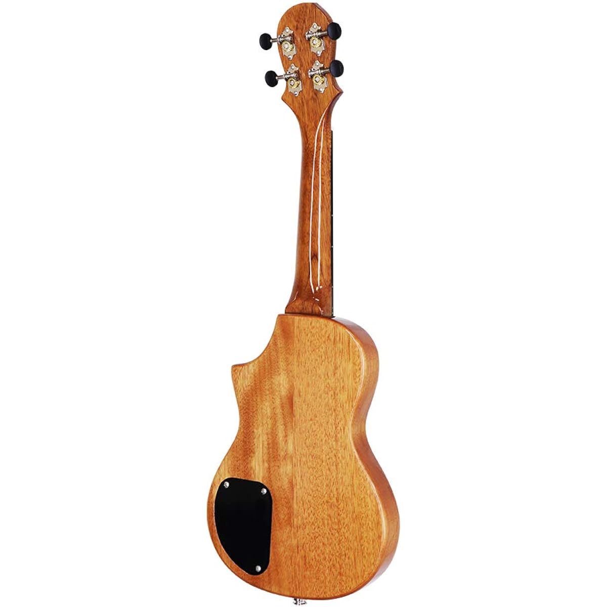 Big Island Ukulele HONU Electric Ukulele Series Acacia Top/Ebony Fingerboard EU-ACA-N/EB