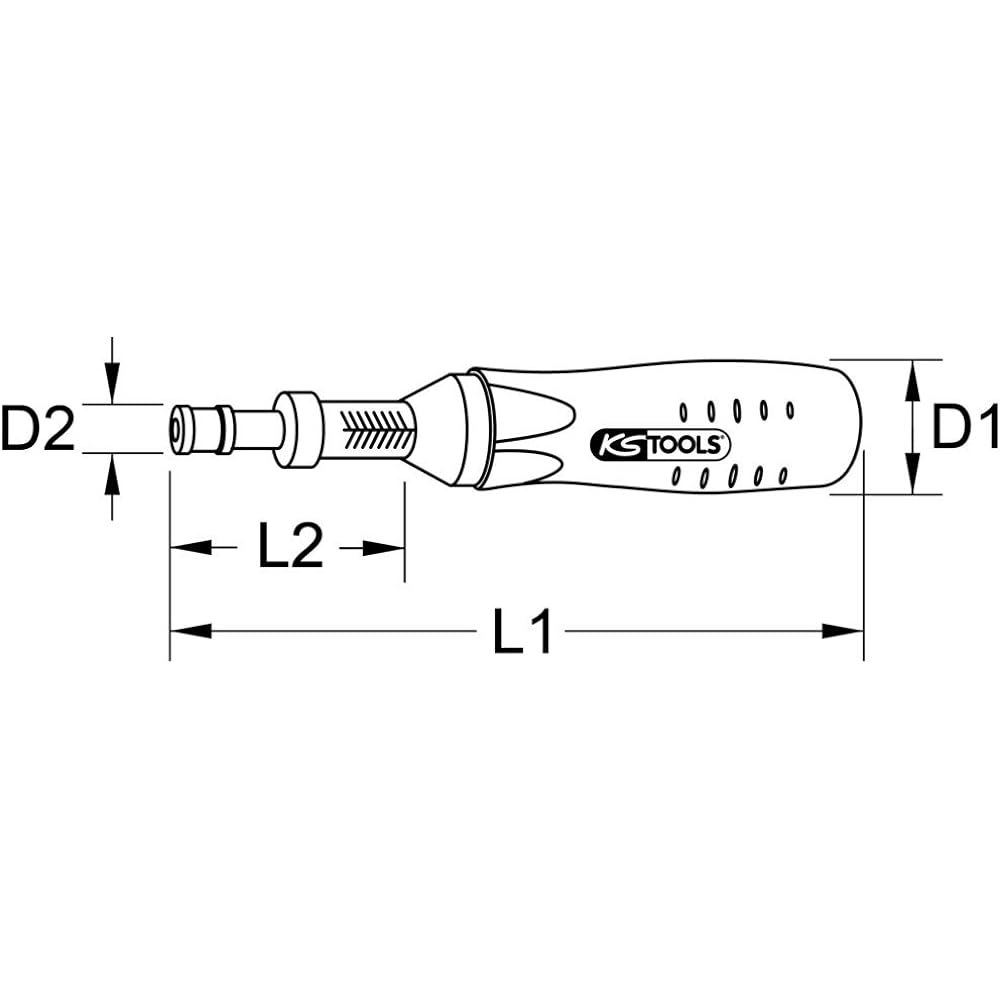 KS TOOLS 1/4" Torque screwdriver 10-60cNm 1/4" Torque screwdriver 10-60cNm 516.3255