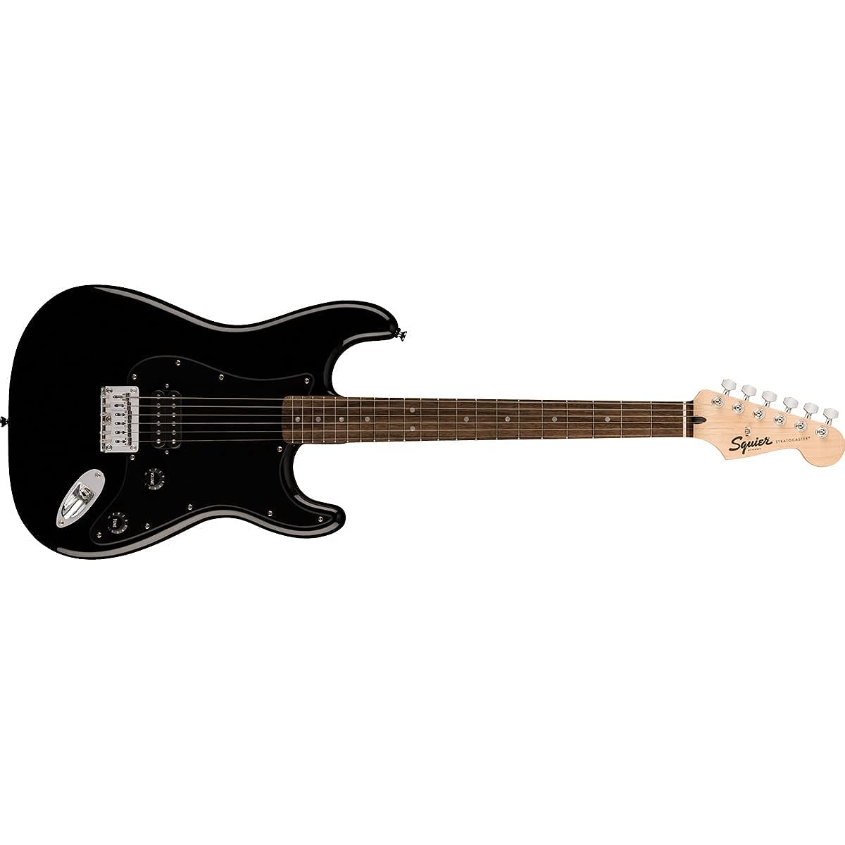 Squier by Fender SONIC STRATOCASTER HT H Black 14-piece electric guitar beginner set [with mini amp] Stratocaster Hardtail 1PU Squier/Squier