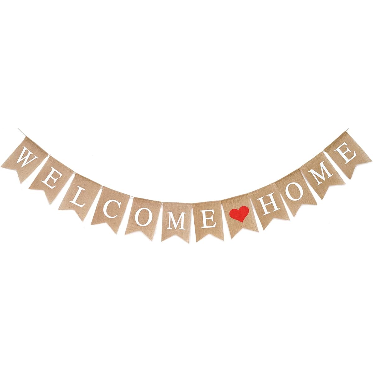 Burlap Welcome Home Banner Rustic Welcome Home Party Decorations