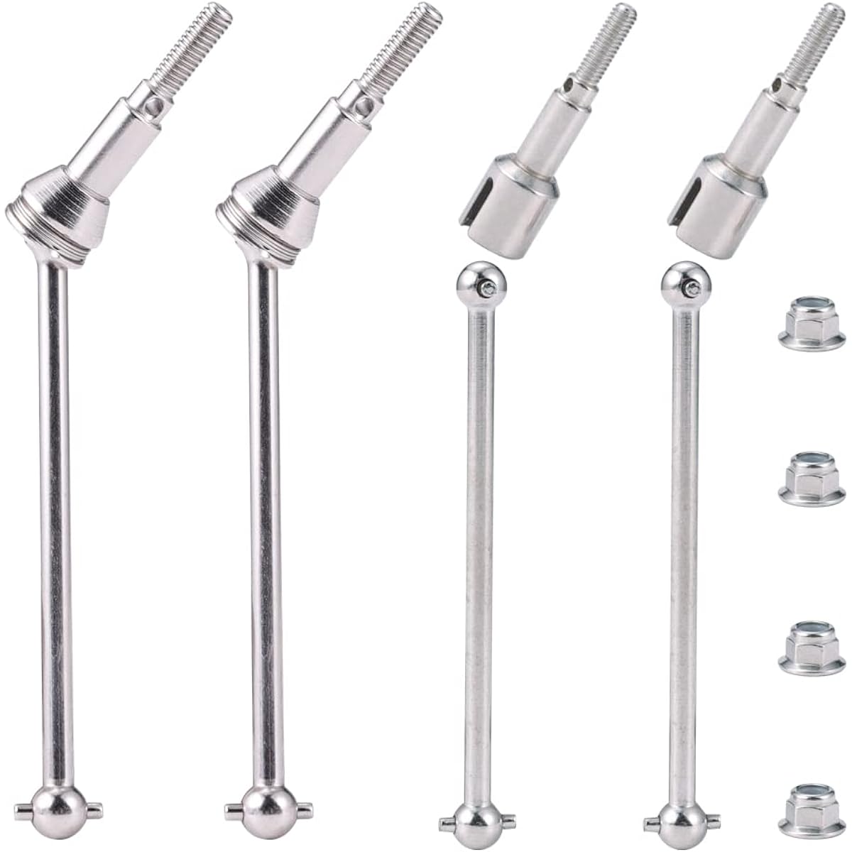 HAIBOXING RC Car Spare Parts Metal Front Universal Drive Shaft and Rear Drive Shaft 903 & 903A & 905 (90205 & 90206 & 90207)