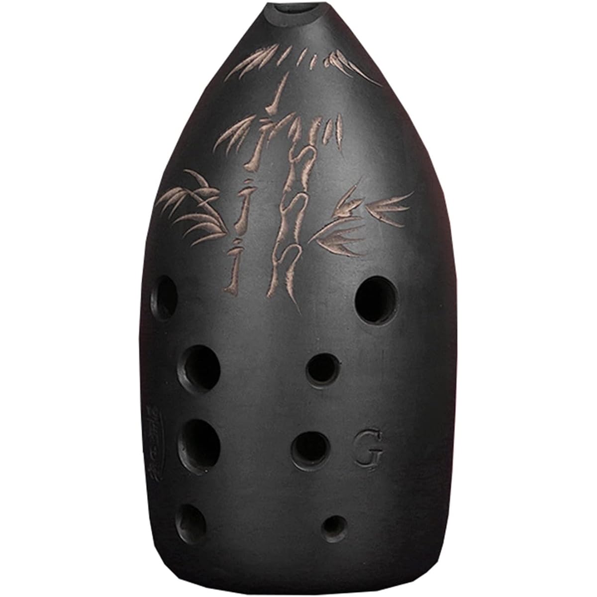 Double Cavity 10 Hole Ceramic Xun Beginner Professionally Played Adult G/F Tune Ocarina Mini Ocarina Instrument Ocarina Instrument (G)