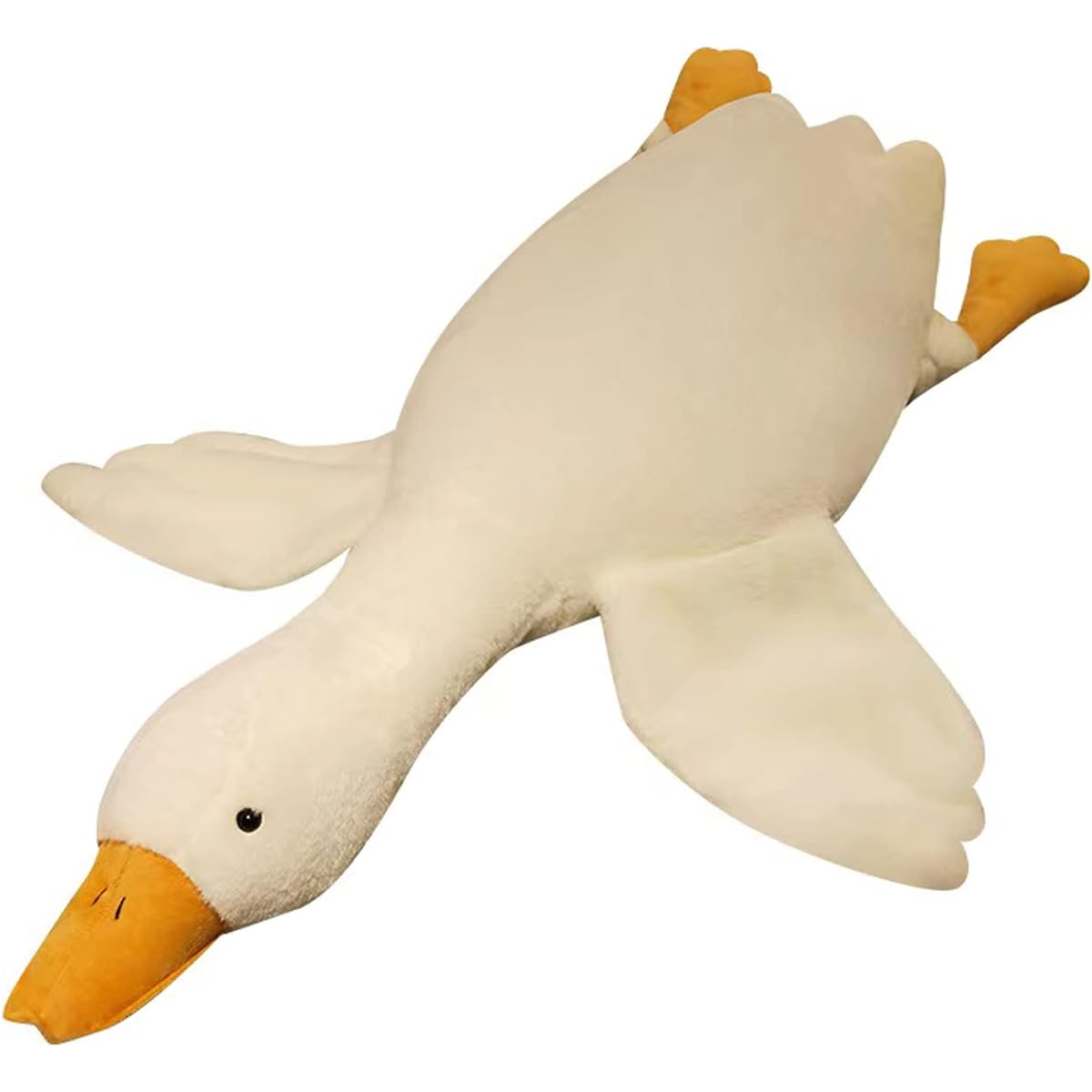 Grafingy Swan Plush Toy 35.4 Inch 5.5 Lbs Weighted Stuffed Animal Swan Weighted Stuffed Animal Goose Stuffed Animal Duck Plush Toy Stuffed Animal Gift for Kids