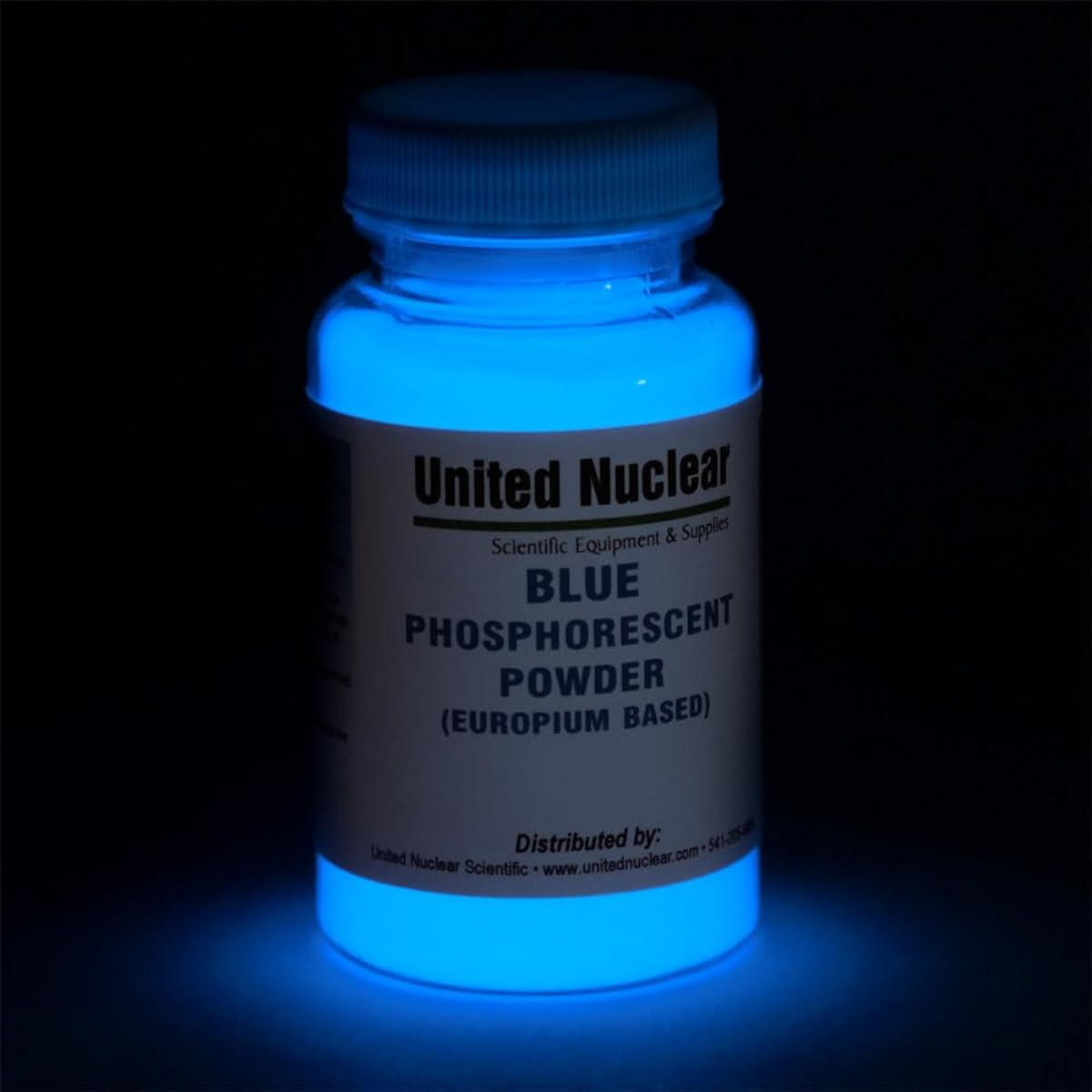 United Nuclear Glow in the Dark Powder - European Based Luminous Powder - Blue