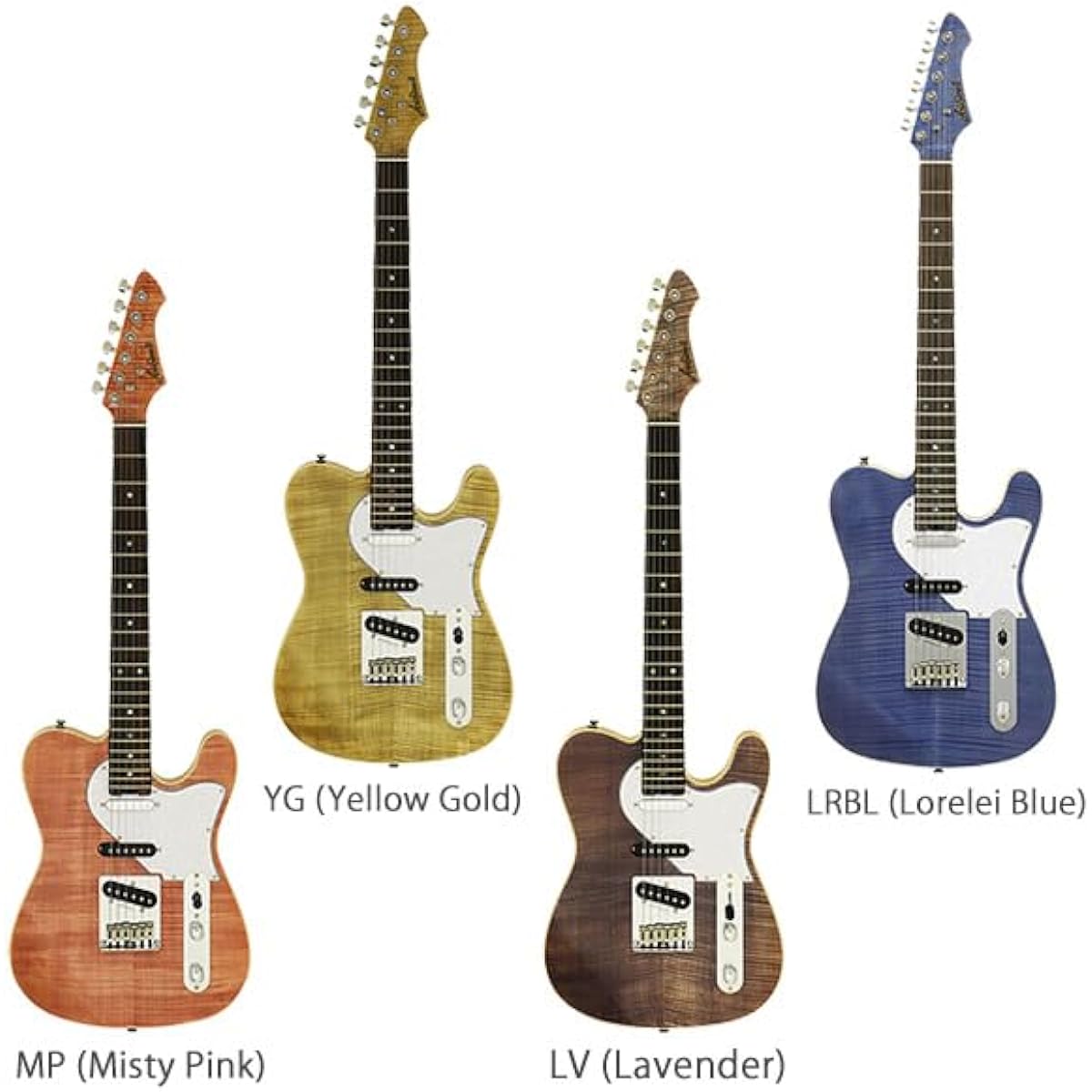AriaPro2 615-AE200 Electric Guitar Beginner 14-piece Set [With Bluetooth Amplifier] LV Telecaster Type AriaPro2