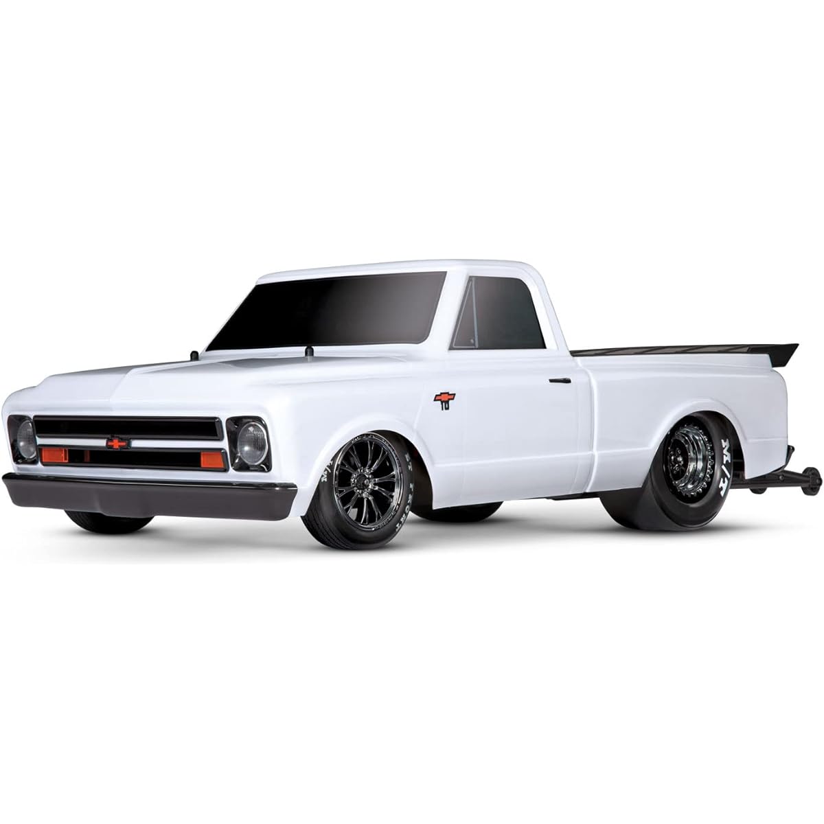 Traxxas 1/10 Scale Drag Slash White Fully Assembled Ready to Race TQi™ 2.4GHz Radio System Stability Management® Velineon Brushless Power System