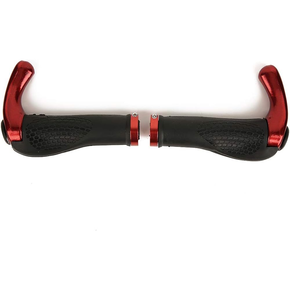 Mountain Bike Handlebar, Bicycle Handlebar Promenade Hand Anti-slip Double Lock Design High Strength Easy to Install Bicycle Handlebar Grip Kit, Mountain Bike Grip-Grip, For Bicycle Riding Equipment