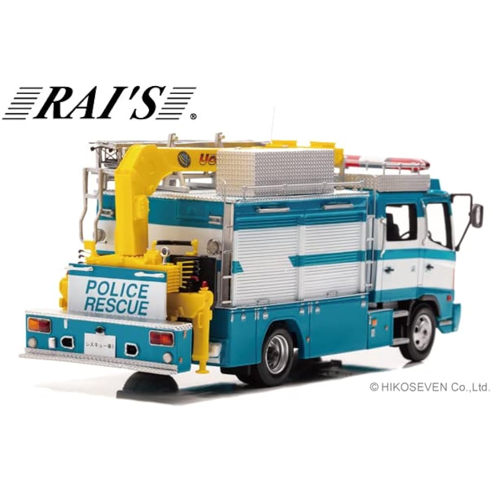 Hiko Seven RAI'S 1/43 Hino Ranger 2011 Police Headquarters Security Department Riot Police Rescue Vehicle Complete Product
