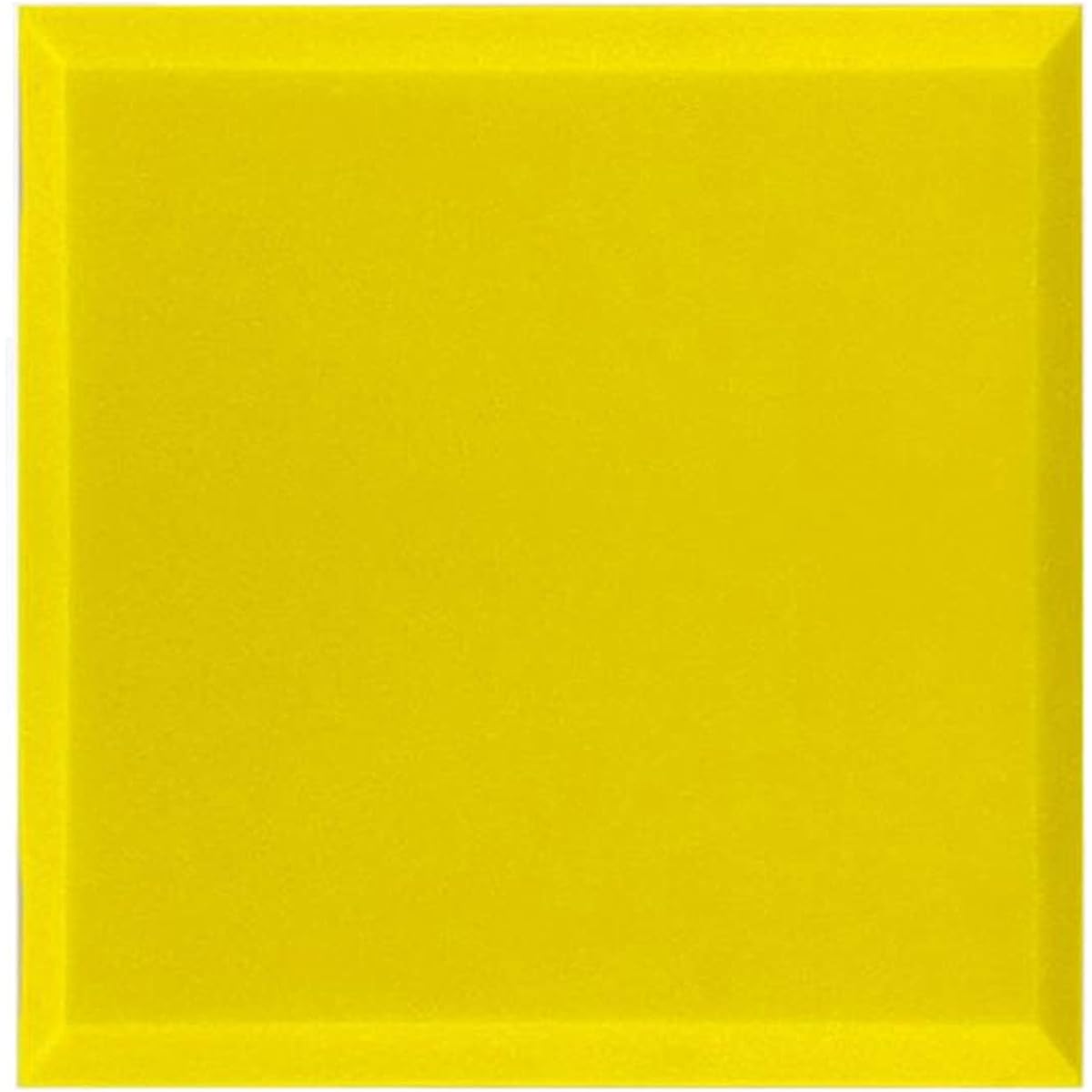 Anti-Noise Square Soundproof Foam Panels, Self-Adhesive Soundproof Foam Panels Soundproofing Treatment Studio Wall Padding for Studio Office Soundproofing (Blue 50*50*5CM) (Yellow