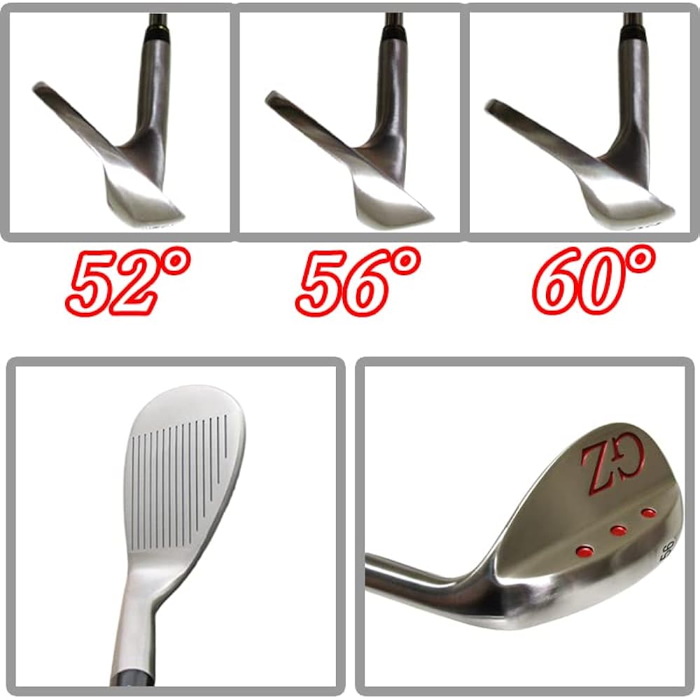 Set of 3 GZW-001 Gain Zenith Wedge Golf Club GeinZenith
