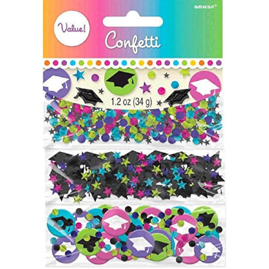 amscan Dream Big Paper and Foil Graduation Party Confetti Decoration Supplies 1.2oz