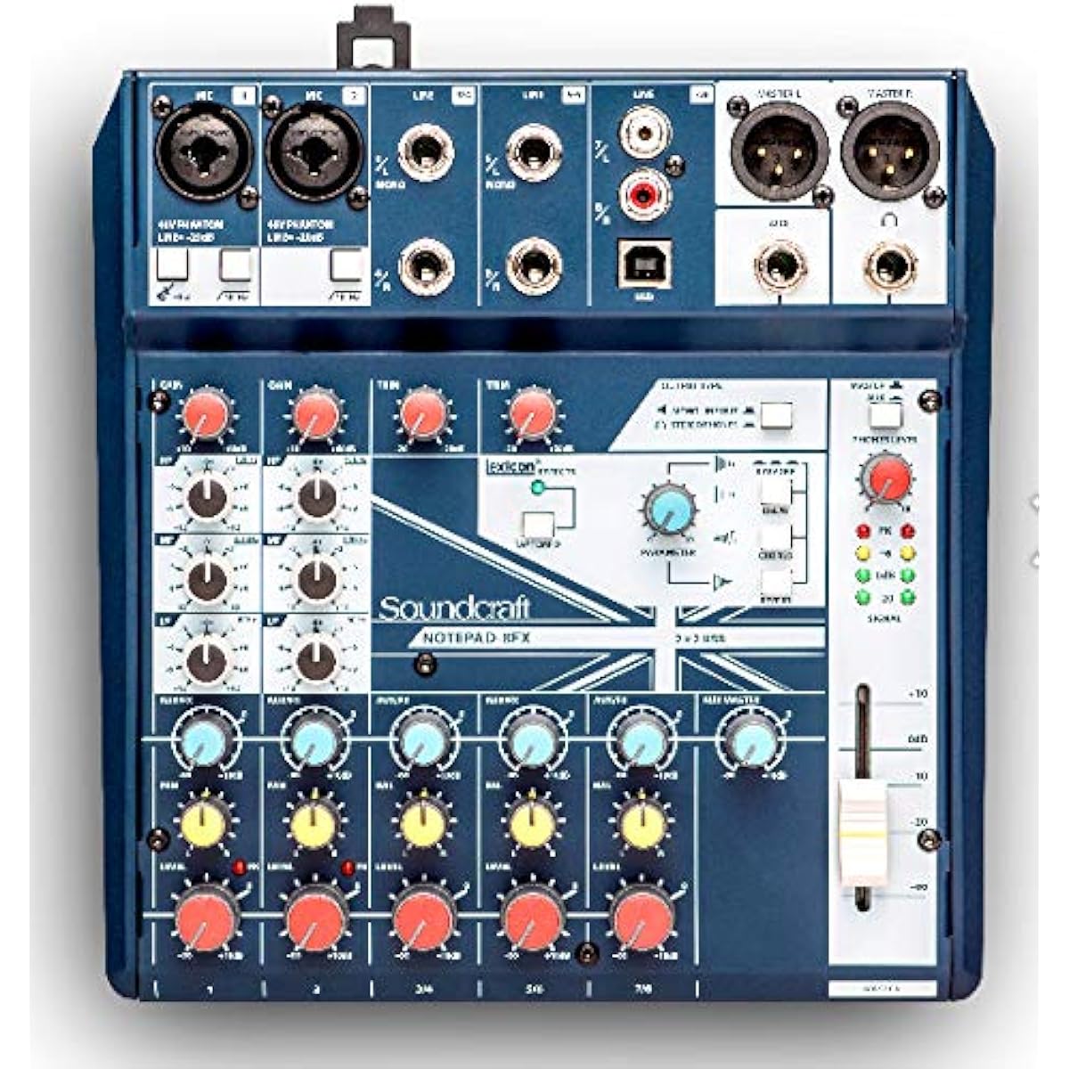 [Official Japanese Product] SOUNDCRAFT Analog Mixer Notepad-8FX USB Mixer