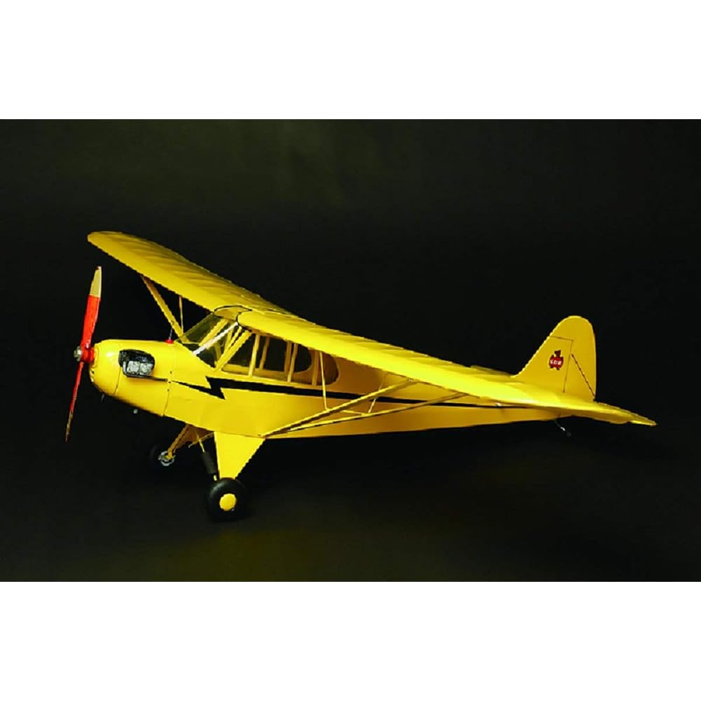 Studio Mid 1/16 Val Flyer Series Piper J3 Cub Rubber Powered Model Airplane Kit BF-005