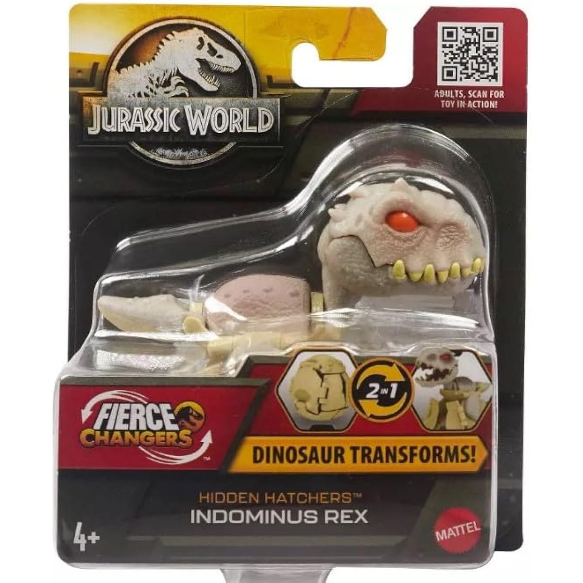 Jurassic World Fierce Changers Hidden Hatchers Dinosaur Transformation 2-in-1 (Dilophosaurus)