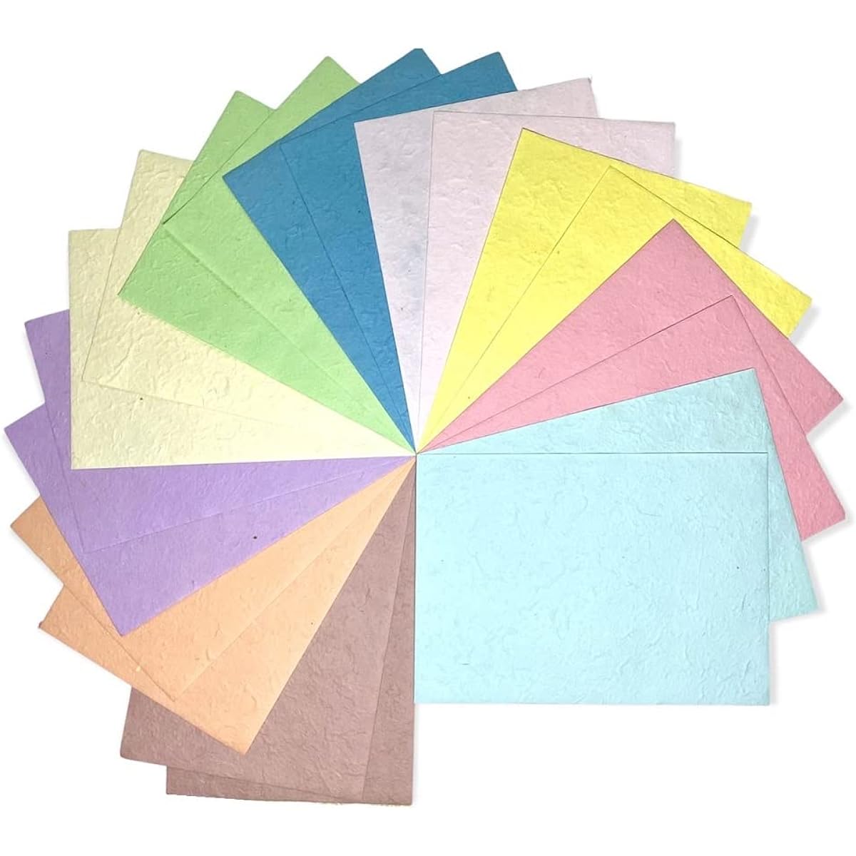 Handmade Thick Mulberry Paper Sheets Scrapbook Craft Cards DIY Craft Flower Bouquet Decoration Greeting Card Wedding Gift Size A4 20 Sheets (Pastel Tone)