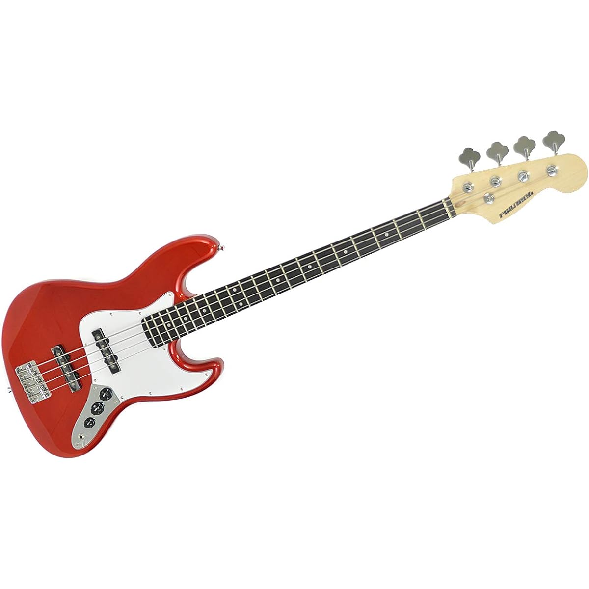 PLAYTECH JB420 METALLIC RED Jazz Bass Electric Bass