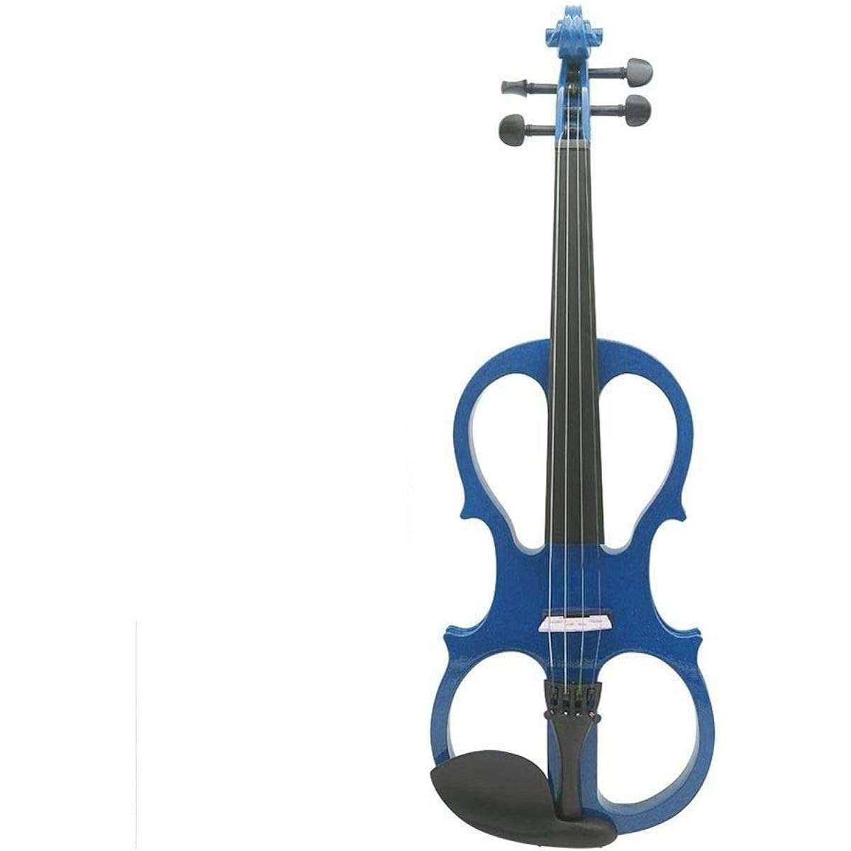 Violin Electric Acoustic Violin Fiddle with Violin Case Cover Bow for Musical Instrument Stringed Instrument Enthusiasts Beginners (Color : Blue)