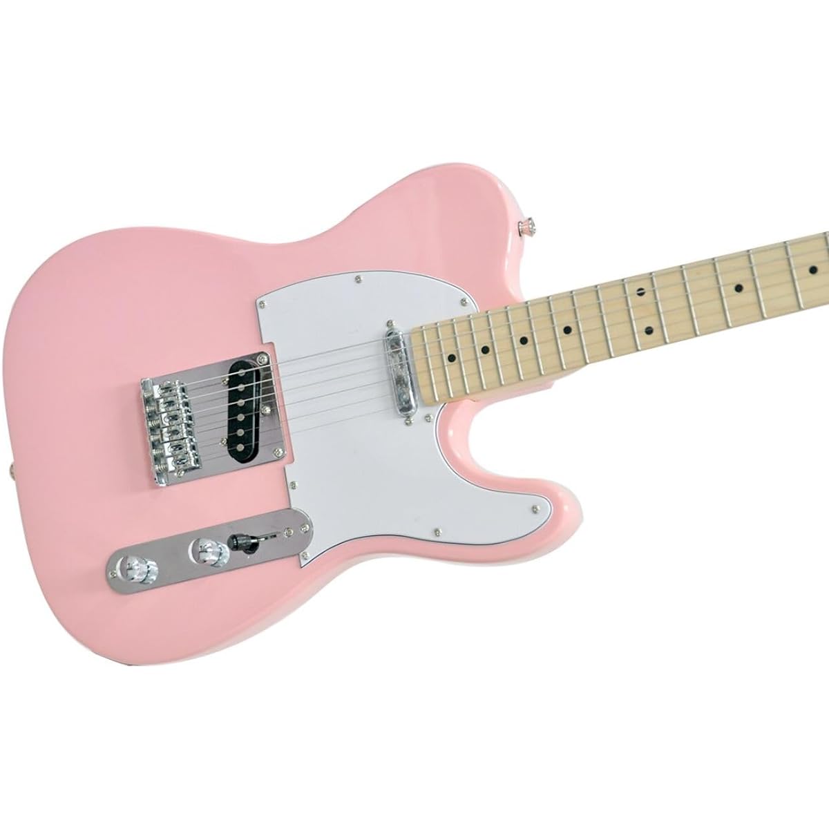 [Official Japanese Product] PLAYTECH Electric Guitar TL250 Maple Pink