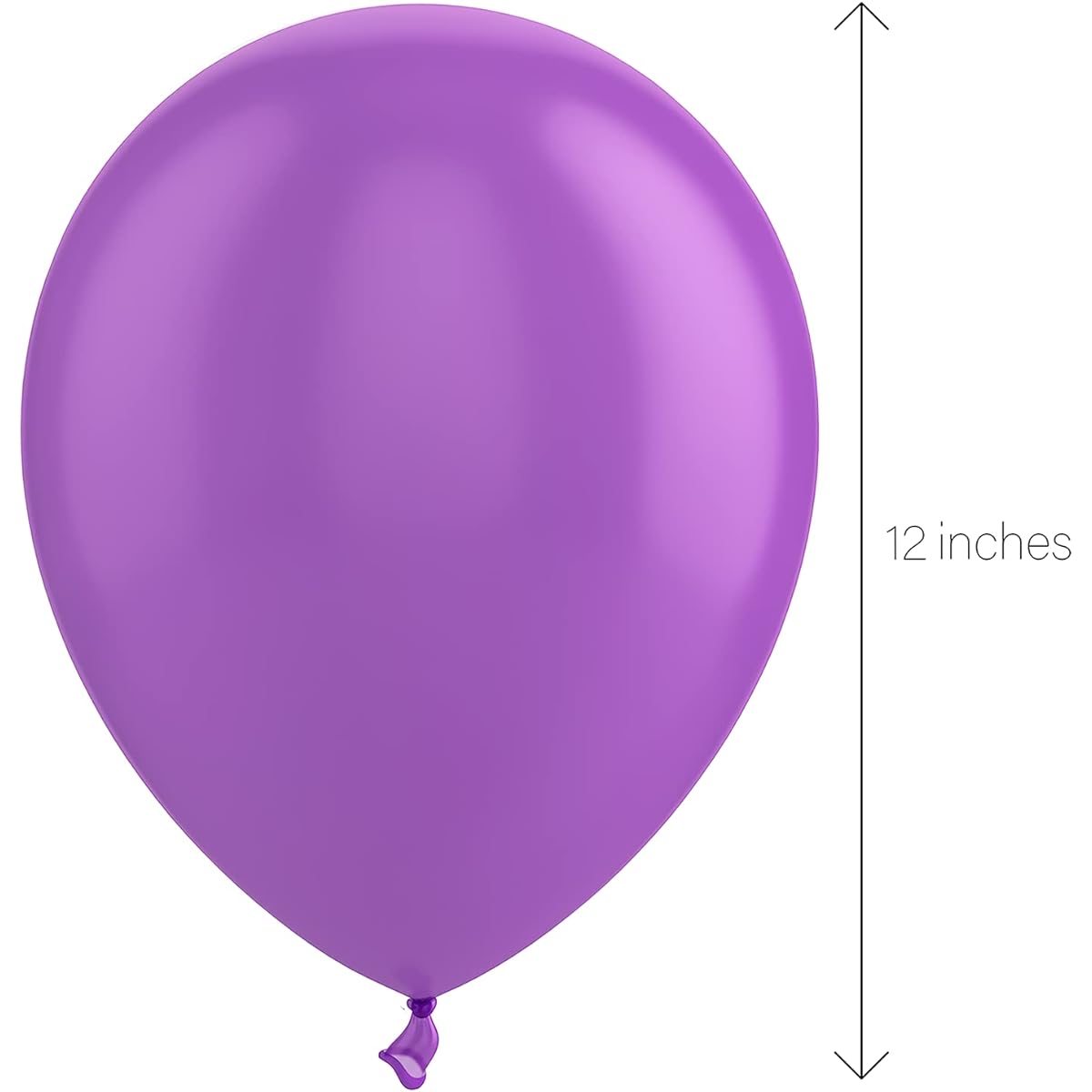 100pcs Purple Balloons 12inch 12 Assorted Rainbow Party Latex Balloons for Party Decorations Birthday Party Supplies Arch Decorations