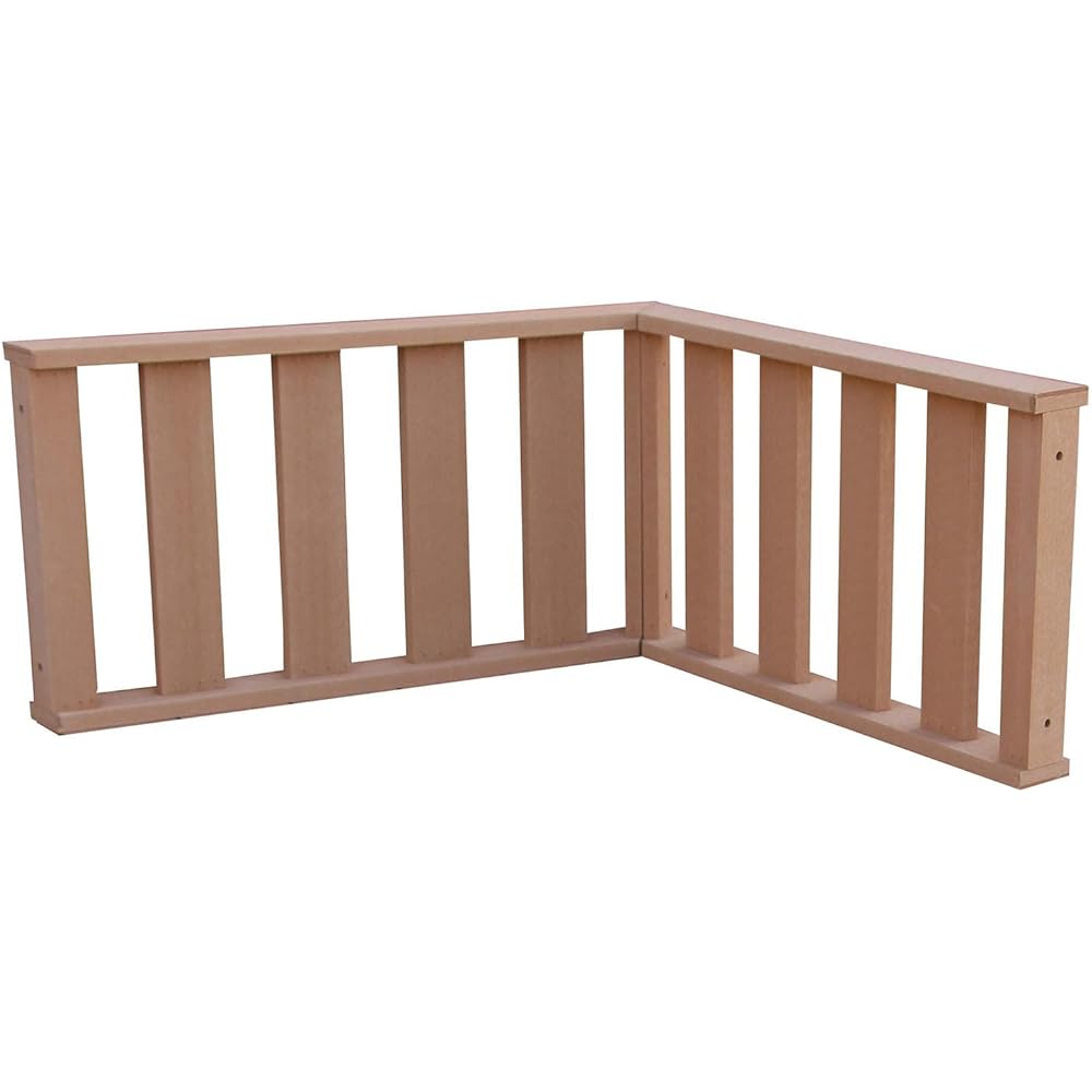 igarden Wood Deck Fence Low Type Natural H450mm Set of 3 i10368_3f_n