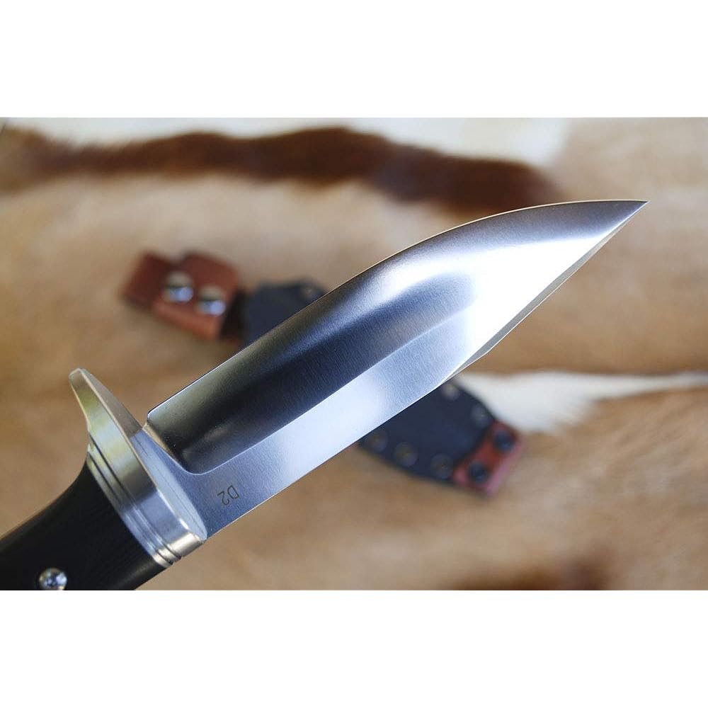 Outdoor multi-knife [MASANO 03: Black] Blade length 120mm Stainless D2 steel Polished finish G10 handle (black) Kydex case masano03-bk Toyokuni sheath knife Full tang structure Outdoor Camping Climbing