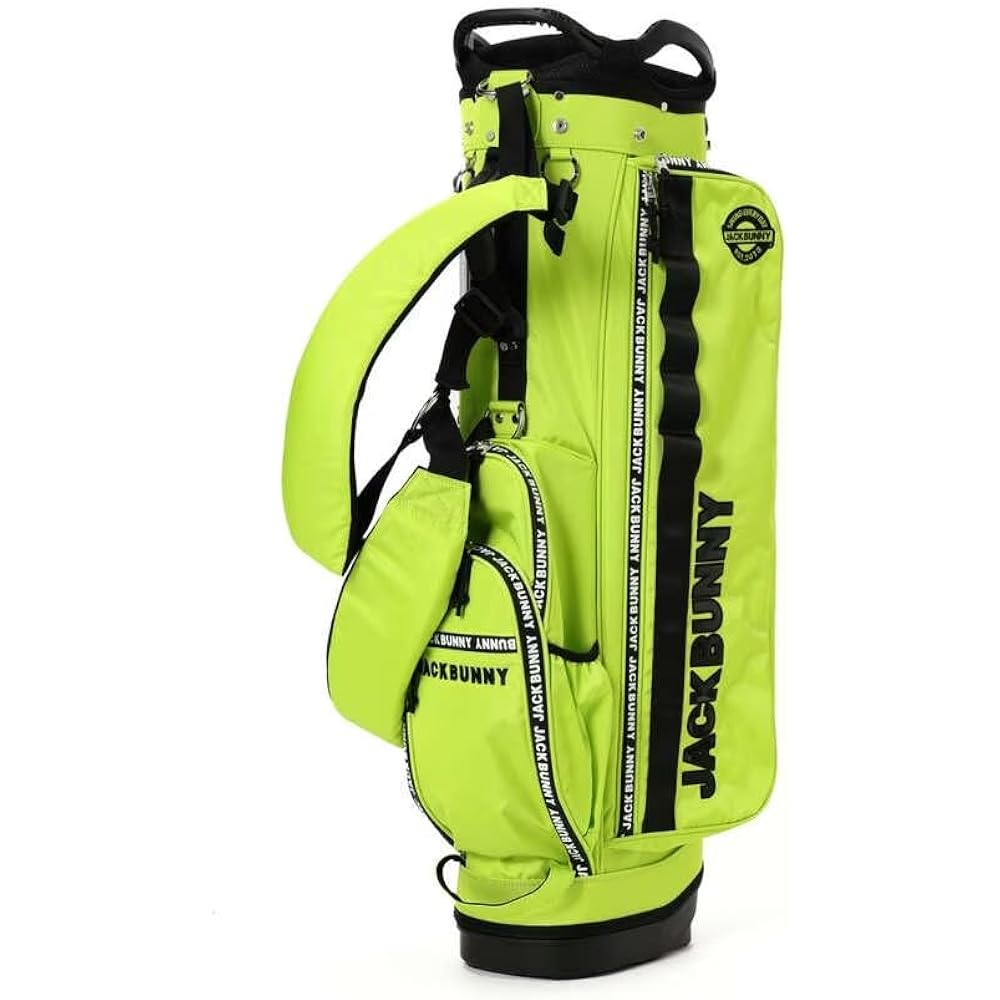 [Jack Bunny] Continuing standard product Caddy bag [Logo zipper series] (stand type, 9 inch, 3.2 kg) / Golf CB / 262-3980740