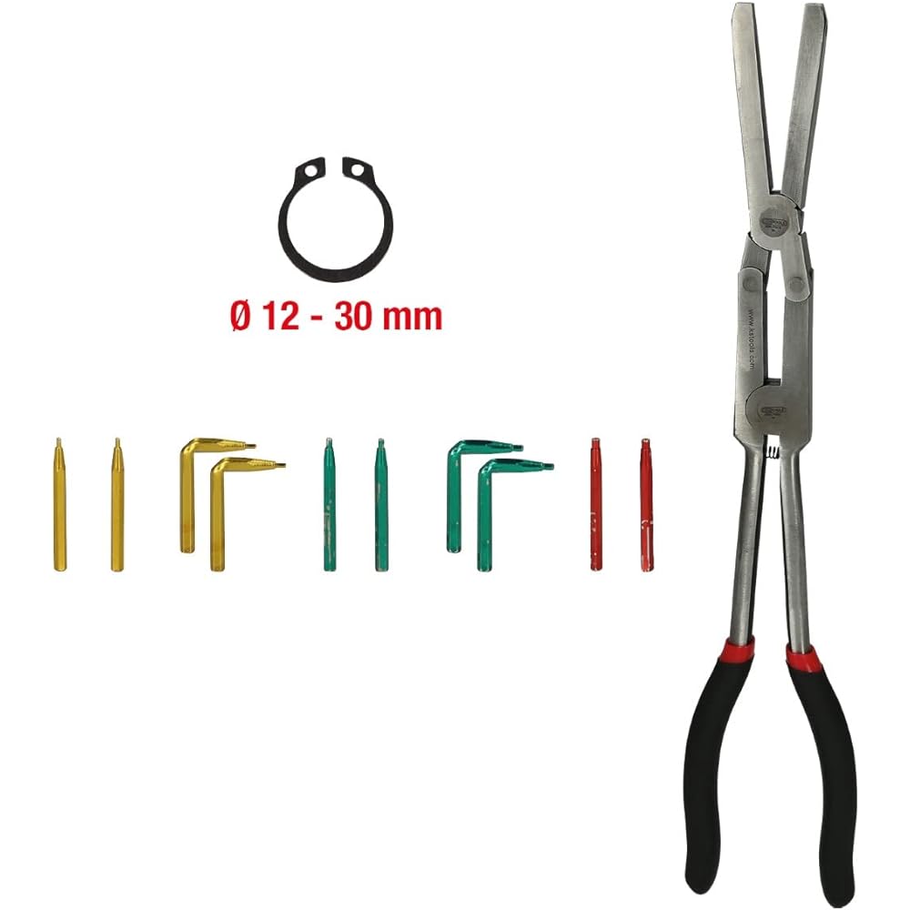 KS Tools Double joint fixing pliers for outer diameter retaining ring Top replaceable 500.7015