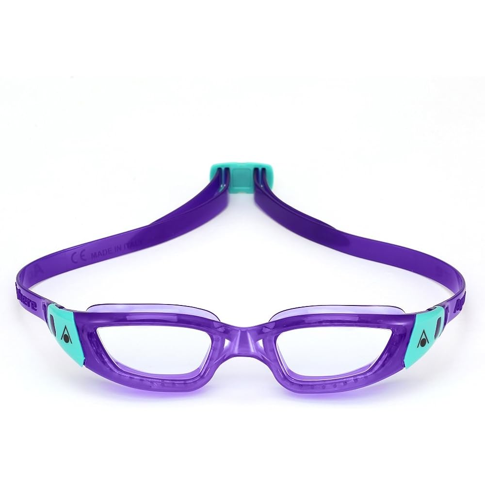 Aqua Sphere Swimming Goggles KAMELEON LADIES FIT VIOLET B/AQUA/CLEAR LENS 183610 Purple