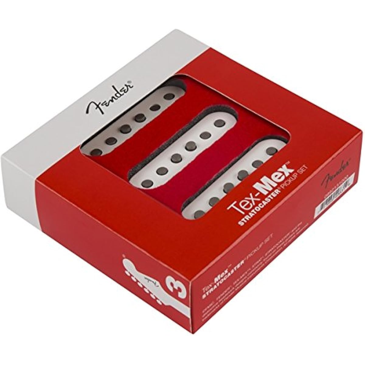 Fender Tex-Mex Strat Set of 3 Stratocaster Guitar Pickups (Parallel Import)