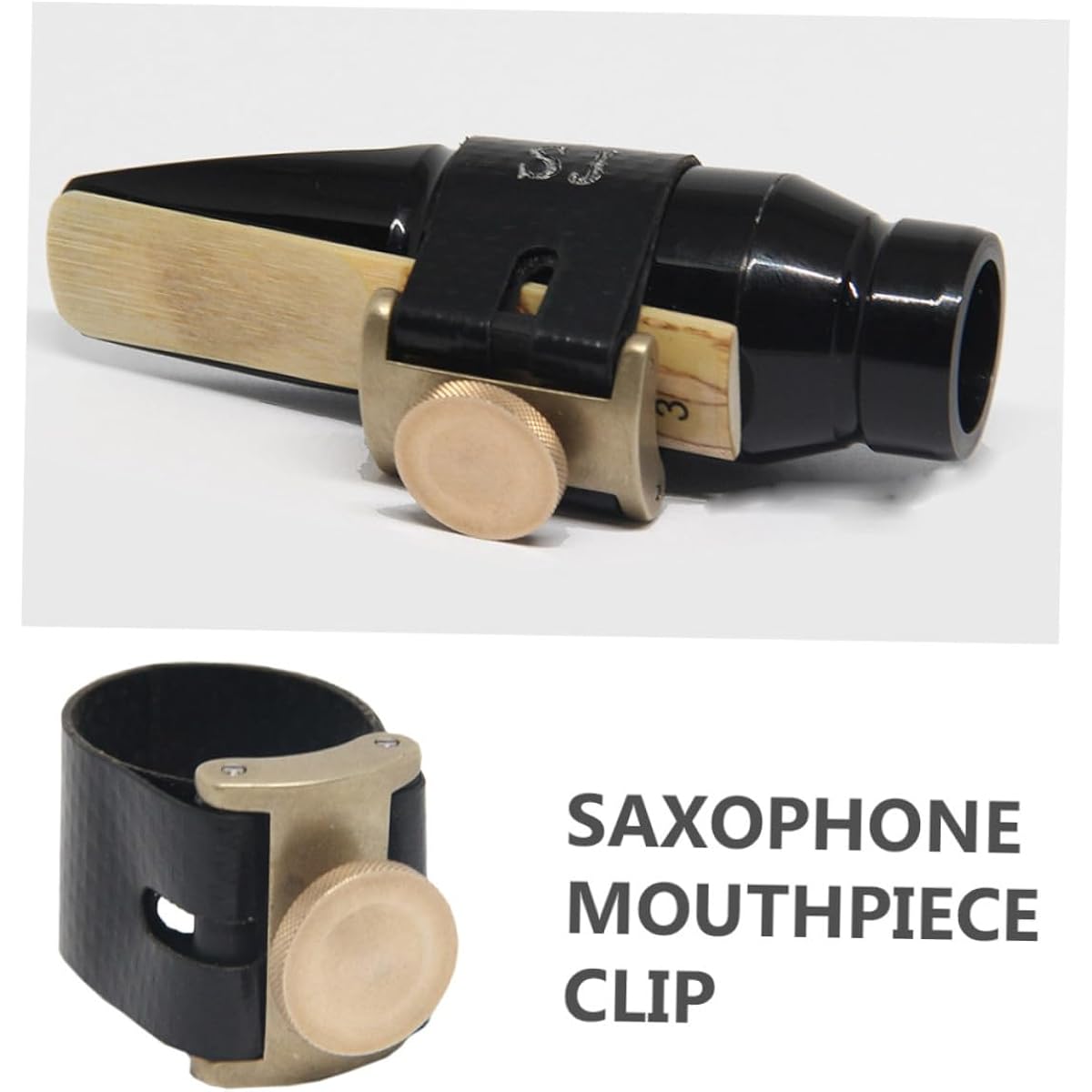 Vaguelly 5pcs Mouthpiece Clips Metal Saxophone Clips Saxophone Metal Clamp Saxophone Accessories Saxophone Ligature Saxophone Parts Alto Saxophone Clip Saxophone Mouthpiece Clip