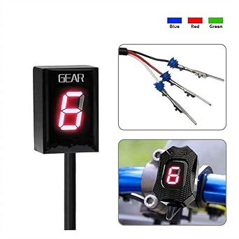 Speed Display Meter Gear Indicator For Honda Spain CB500X VFR 800 CB1000R CB400SF CBR650F CB650F Motorcycle 1-6 Level ECU Plug Mount
