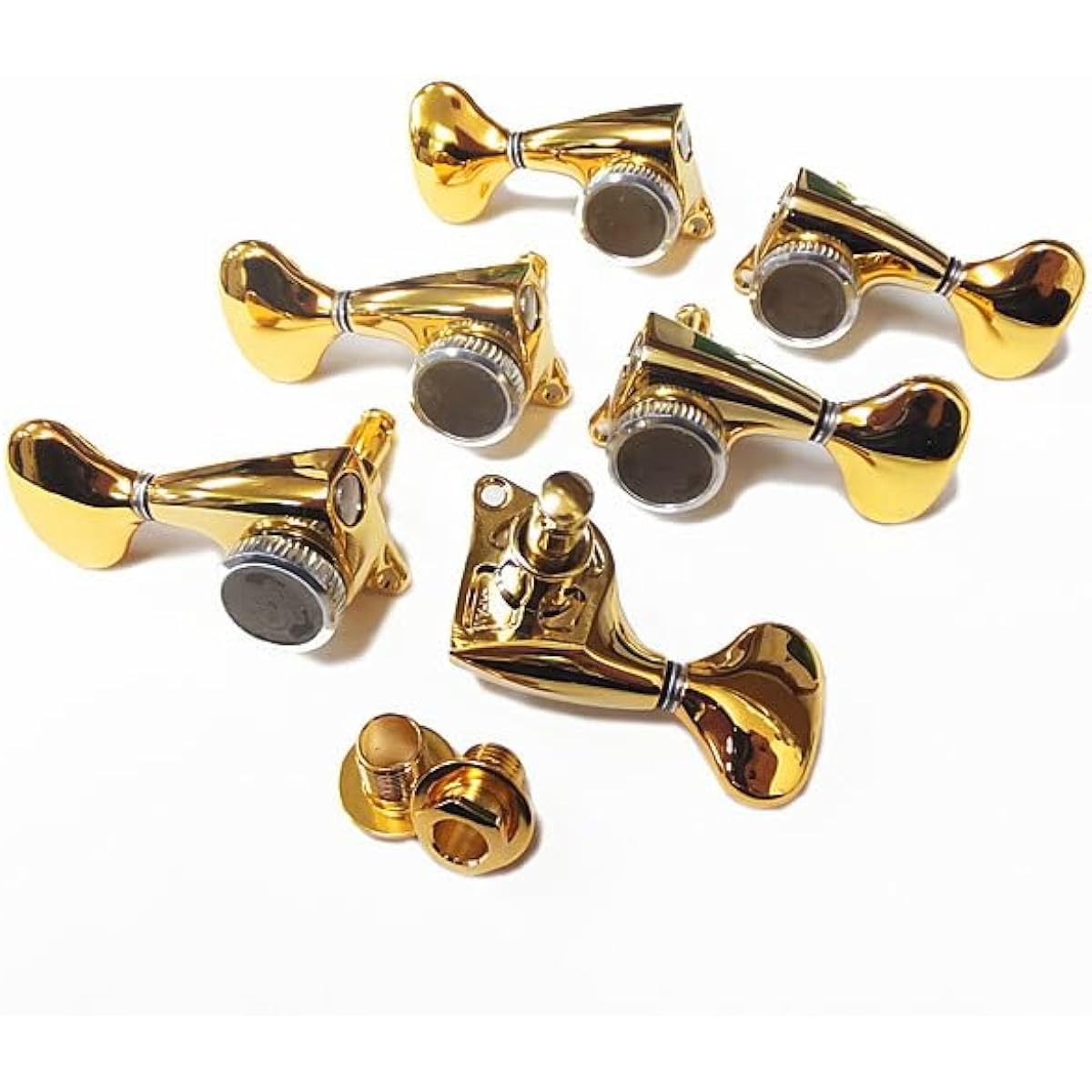 GOTOH Guitar Tuners SGL510Z MG-T L5 G L3 R3 Magnum Lock Trad Gold Both Sides Set of 6 [Includes Ebi Original Pick]