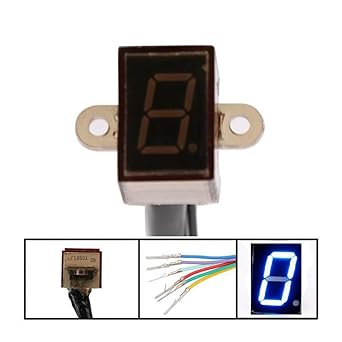 Speed Display Meter N-6 Speed Shift Clutch Motorcycle Gear Indicator Accessories Gauge Lever Universal Practical