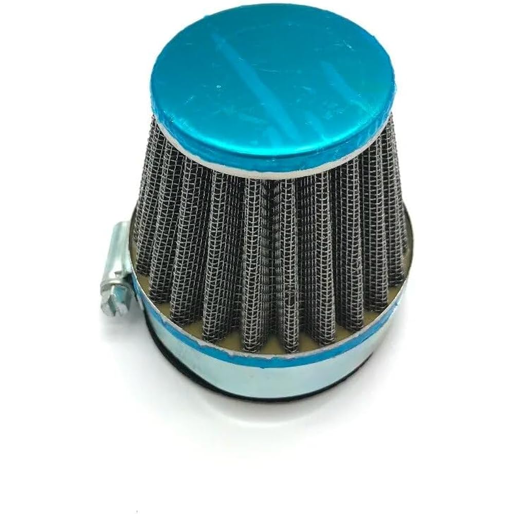 58mm-60mm 2 Layer Steel Net Gauze Motorcycle Clamp-On Air Filter Cleaner Spare Parts Replacement