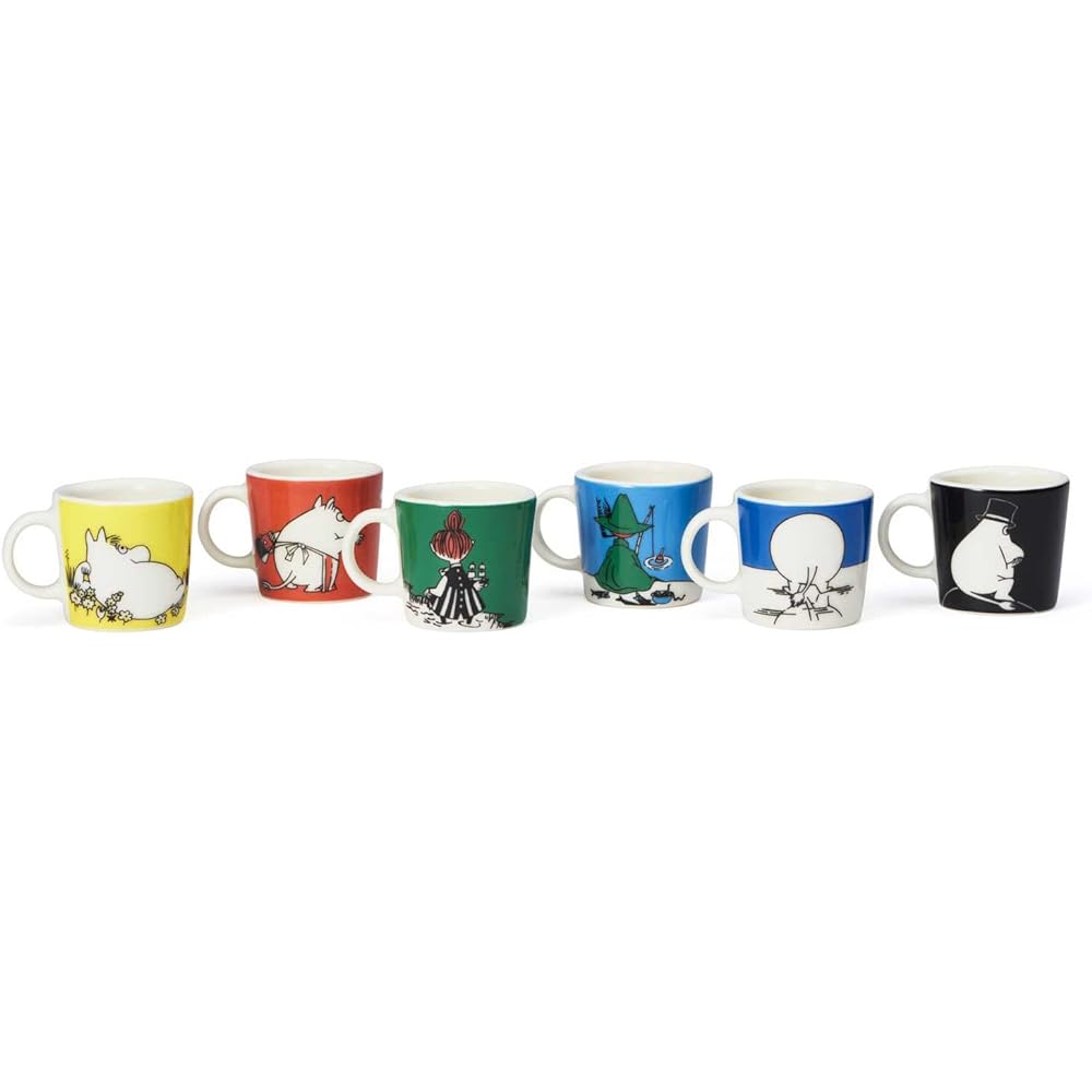[Regular Imported Product] Moomin (Moomin by ARABIA) Mini Mug Set of 6 Classic 1028335