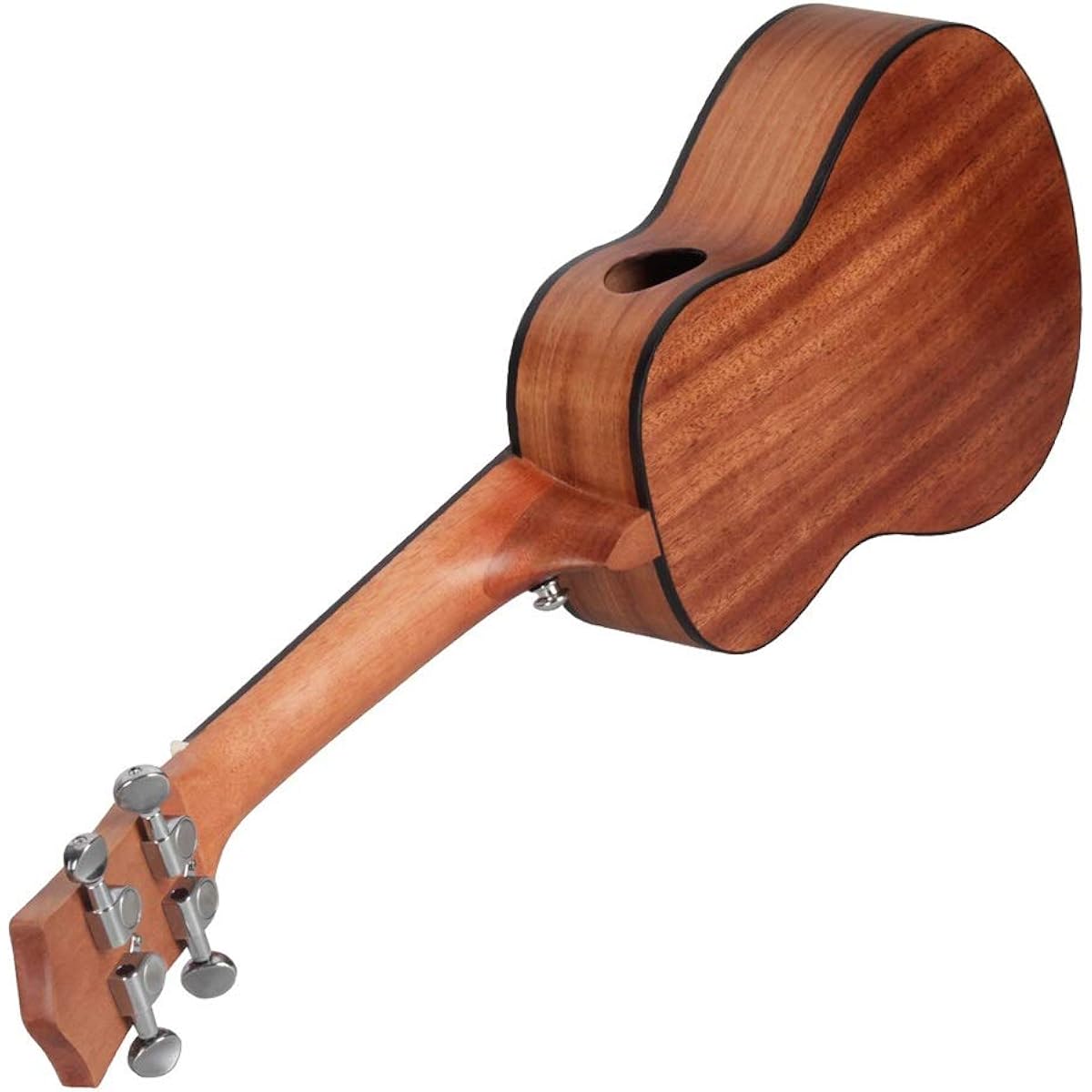 Ukulele 21 inch Mahogany Ukelelen Hawaii Guitar for Kids and Music Beginners Natural Easy to carry anywhere (Color: Natural, Size: 21 inches)