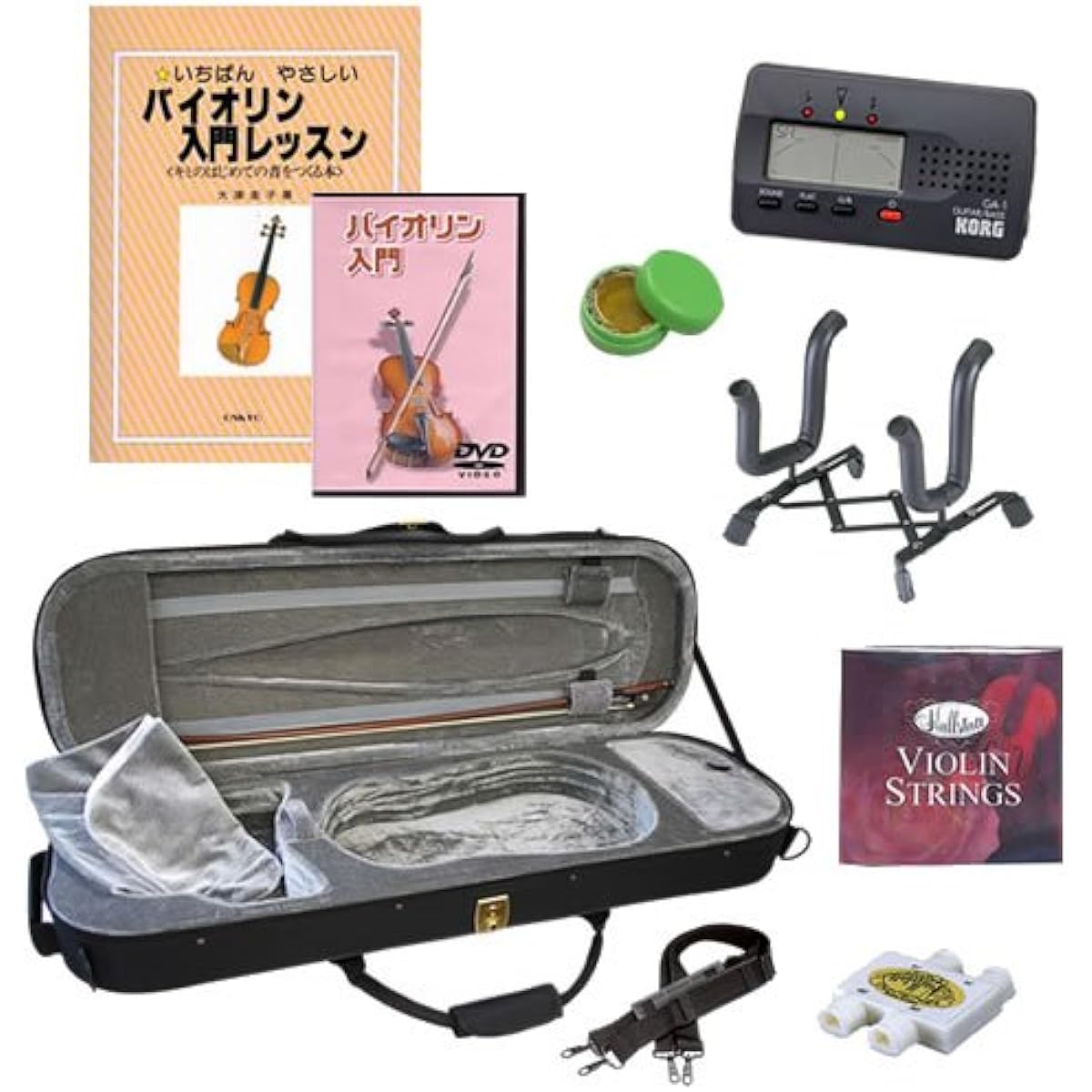 Hallstatt Violin 10-piece set with instruction book & DVD V-22