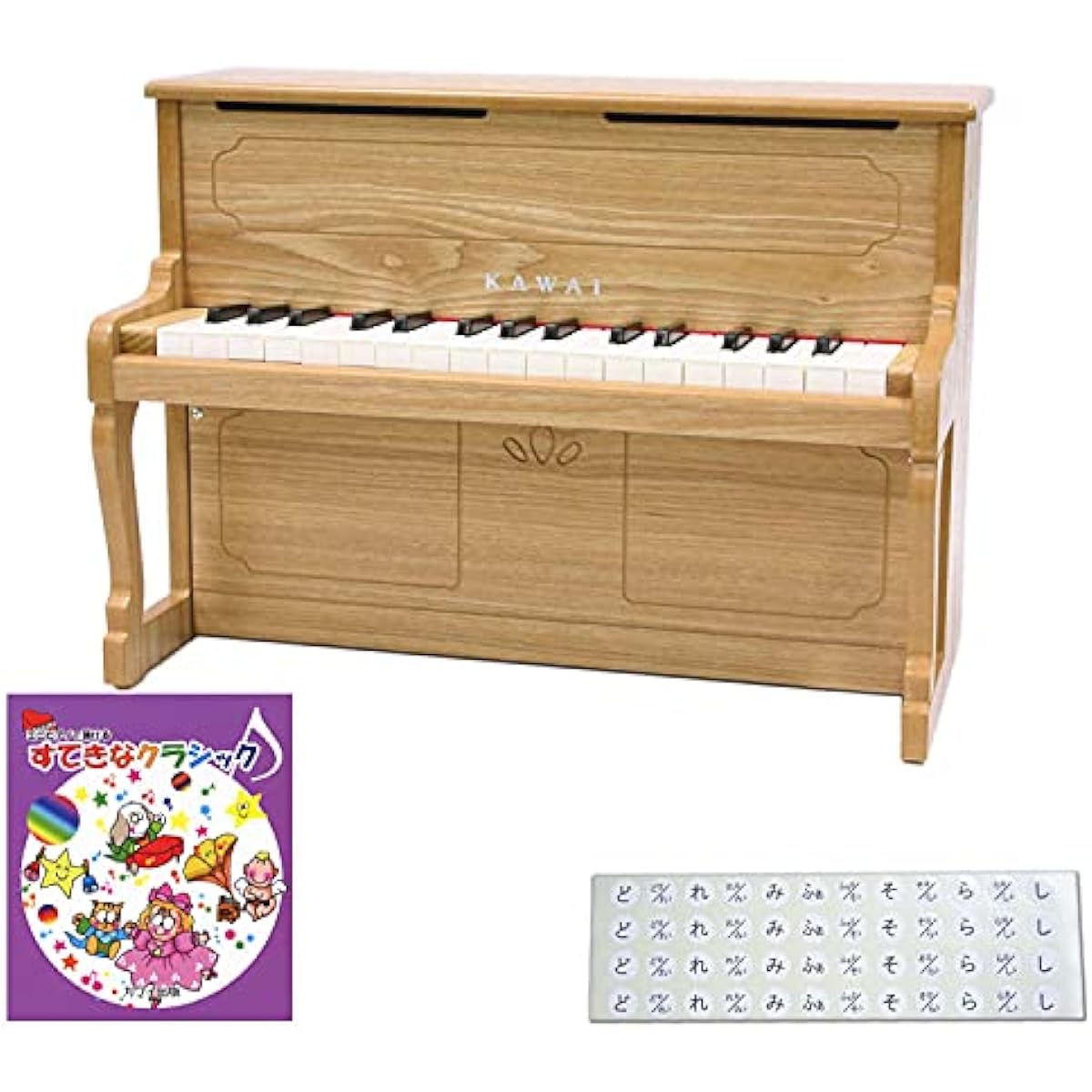 Kawai Mini Piano Upright Piano Natural 1154 Wonderful Classical Music Collection Set KAWAI